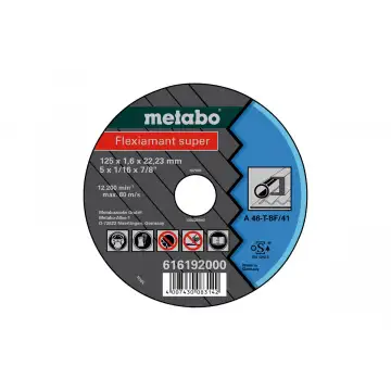 Відрізний круг Metabo Flexiamant Super 125x1.6x22.2