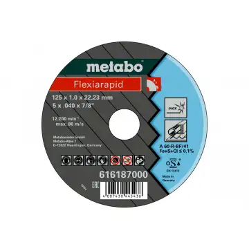 Відрізний круг Metabo Flexirapid 125x1,0x22,23