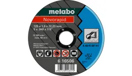 Отрезной круг Metabo Novorapid 125x1,0x22,23