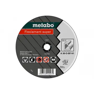 Відрізний круг по алюмінію Metabo Flexiamant Super 180x3x22,23