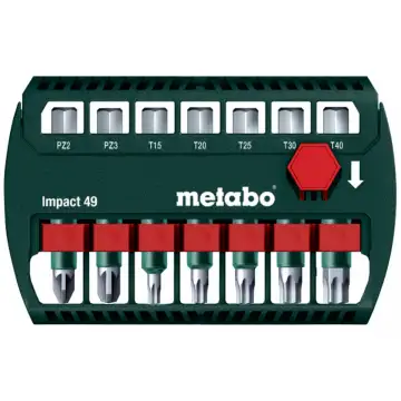 Комплект ударопрочних біт Metabo, 7 предметів