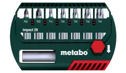 Комплект ударопрочных бит Metabo, 8 предметов