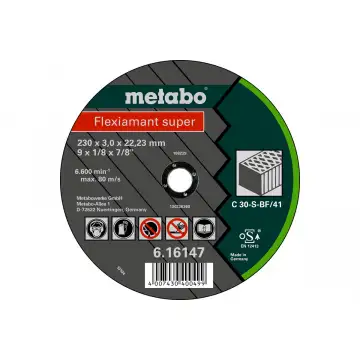 Відрізний круг по каменю Metabo Flexiamant Super 125x 2,5x22,23