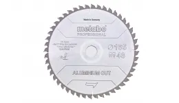 Пильний диск Metabo по алюмінію 165x20x1.6, 48 зубів