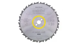 Пильний диск Metabo по дереву 315x30x2.8, 20 зуб