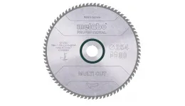 Пильний диск Metabo по Мультиматеріалам 254x30x2.4 FZ / TZ, 80 зубів