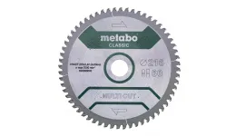 Пильний диск Metabo по Мультиматеріалам, Classic 216x30x2.4, 60 зубів