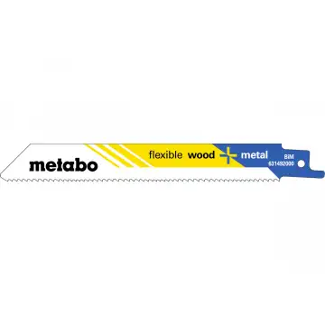 Шабельне полотно по дереву з цвяхами Metabo Flexible 150 мм, S 922 VF, 2 шт