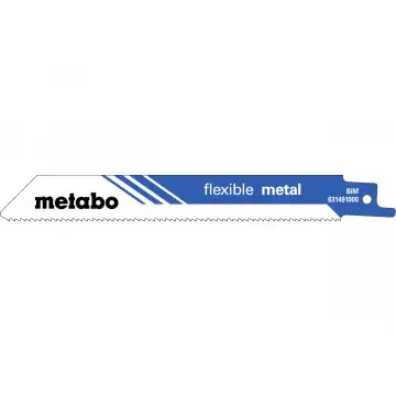 Шабельне полотно по металу Metabo Flexible 150 мм, S 422 ВF, 5 шт