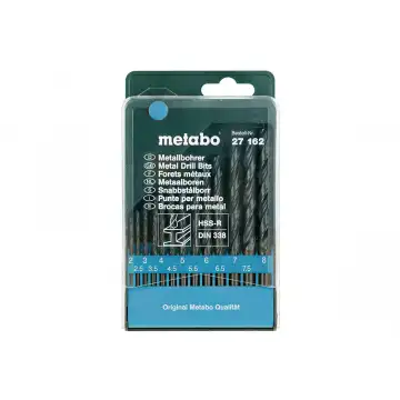 Набір свердел по металу Metabo HSS-R 13 предметів, 2 - 8 мм