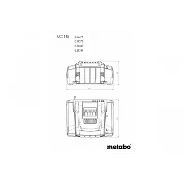 Зарядний пристрій Metabo ASC 145, 12-36 В - Фото № 1