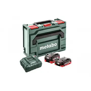 Базовий комплект акумуляторних батарей Metabo 1 * 4.0 Ач + 1 * 5.5 Ач LiHD II + MetaLoc