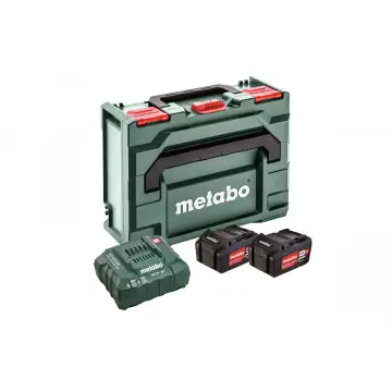 Базовий комплект акумуляторних батарей Metabo 2 * 4.0 Ач 18 В + MetaLoc
