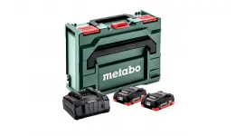 Базовий комплект акумуляторних батарей Metabo 2 * 4.0 Ач LiHD II + MetaLoc