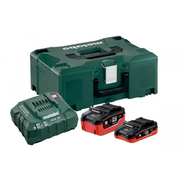 Комплект акумуляторних батарей Metabo 18 В 3,1 + 5,5 Ач LiHD + MetaLoc