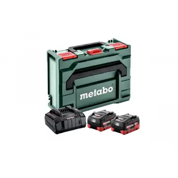 Комплект акумуляторних батарей Metabo 2 * 5.5 Ач 18 В LiHD + MetaLoc