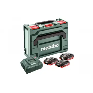 Комплект акумуляторних батарей Metabo 3 * 4.0 Ач 18 В LiHD + MetaLoc