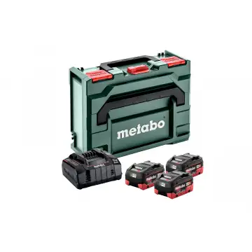 Комплект акумуляторних батарей Metabo 3 * 5.5 Ач 18 В LiHD + MetaLoc