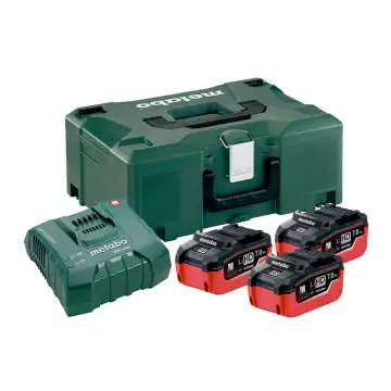 Комплект акумуляторних батарей Metabo 3 * 7.0 Ач 18 В LiHD + ASC Ultra + MetaLoc