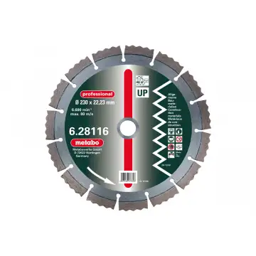 Сегментний алмазний диск Metabo Professional, 150 мм