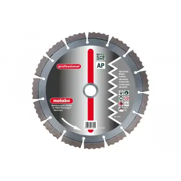 Сегментний алмазний диск для абразивних матеріалів Metabo Professional, 125 мм