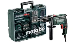 Ударная дрель Metabo SBE 650 + Набор принадлежностей