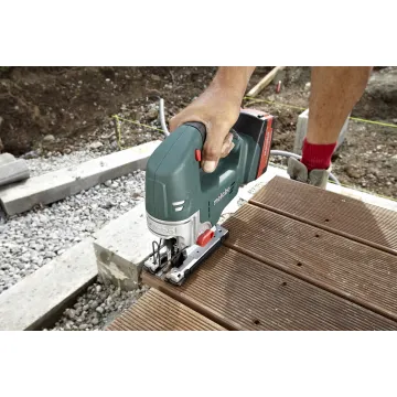 Акумуляторний електролобзик Metabo STA 18 LTX + Кейс - Фото № 4