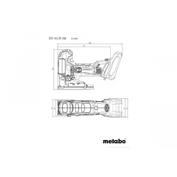 Акумуляторний електролобзик Metabo STA 18 LTX 100 LiHD - Фото № 1