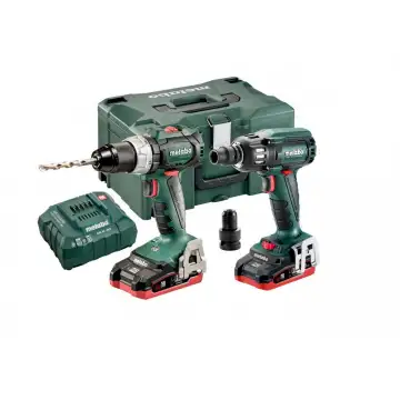 Комплект акумуляторного інструменту Metabo Combo Set 2.1.10 SB 18 LT BL + SSW 18 LTX 400 BL LiHD