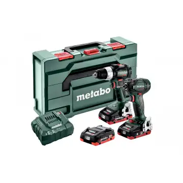 Комплект акумуляторного інструменту Metabo Combo Set 2.1.11 BS 18 LT BL + SSD 18 LTX 200 BL 3 * 4.0 Ач LiHD