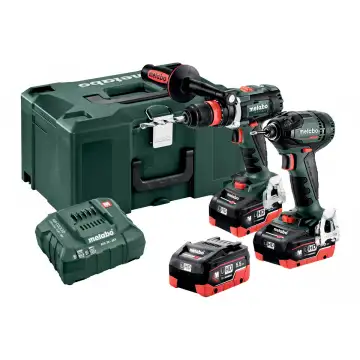 Комплект акумуляторного інструменту Metabo Combo Set 2.1.13 BS 18 LTX BL QI + SSD 18 LTX 200 BL + 3 * 5.5 Ач