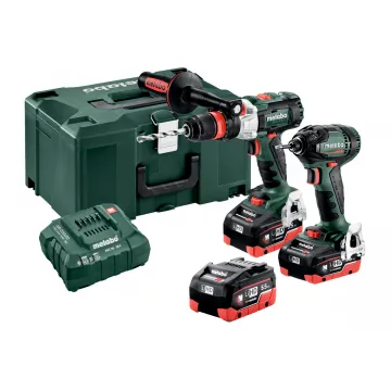 Комплект акумуляторного інструменту Metabo Combo Set 2.1.14 SB 18 LTX BL QI + SSD 18 LTX 200 BL + 3 * 5.5 Ач - Фото № 2