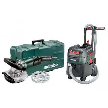 Набір шліфмашина Metabo RSEV 19-125 RT алмазний диск abrasiv + Пилосос Metabo ASR 35 L ACP