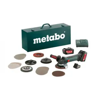 Акумуляторна болгарка Metabo W 18 LTX 125 Inox Set 5.2 Ач