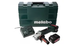 Аккумуляторная болгарка Metabo W 18 LTX 125 5.2 Ач