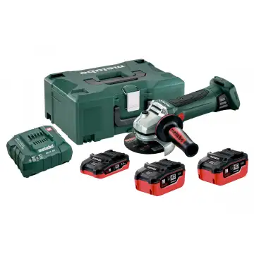 Акумуляторна болгарка Metabo W 18 LTX 125 Quick SET