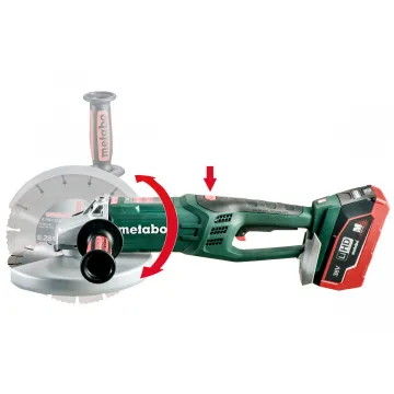 Акумуляторна болгарка Metabo WPB 36 LTX BL 230 - Фото № 2