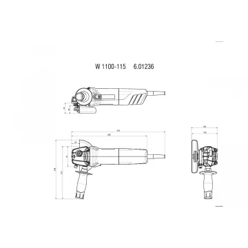 Болгарка Metabo W 1100-115 - Фото № 4