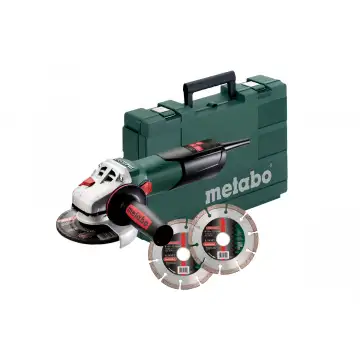 Болгарка Metabo W 9-125 Quick в Кейсі + Алмазні диски Метабо