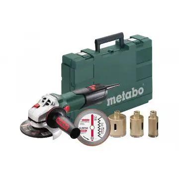 Болгарка Metabo W 9-125 Quick в кейсі + Набір алмазного розхідника Метабо