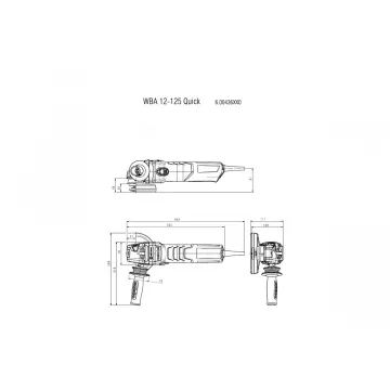 Болгарка Metabo WBA 12-125 Quick - Фото № 3