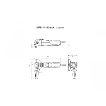 Болгарка Metabo WEPBA 17-125 Quick - Фото № 6