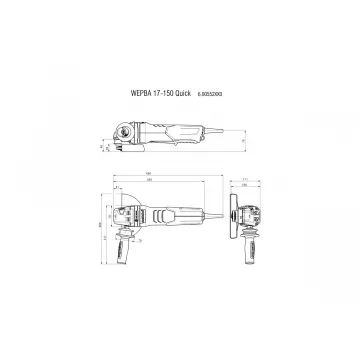 Болгарка Metabo WEPBA 17-150 Quick - Фото № 3