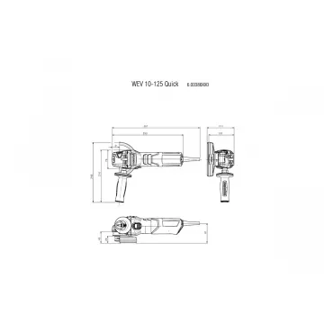 Болгарка Metabo WEV 10-125 Quick - Фото № 2