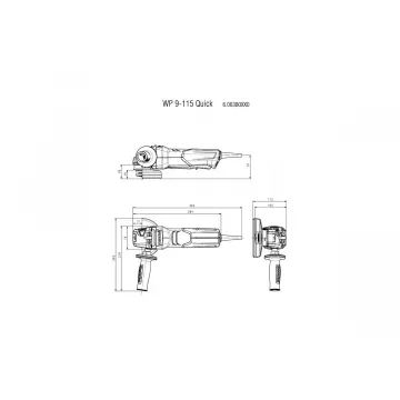 Болгарка Metabo WP 9-115 Quick - Фото № 3