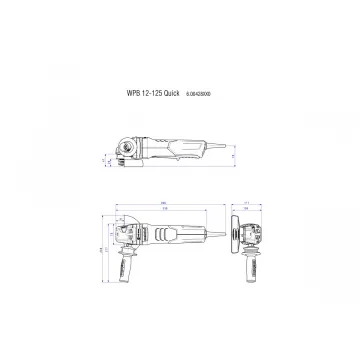 Болгарка Metabo WPB 12-125 Quick - Фото № 3