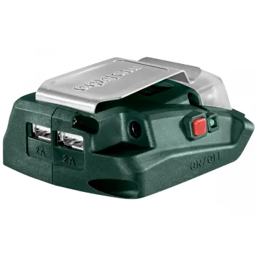 Силовий адаптер + ліхтарик для акумуляторних блоків Metabo PA 14.4 - 18 LED-USB - Фото № 2