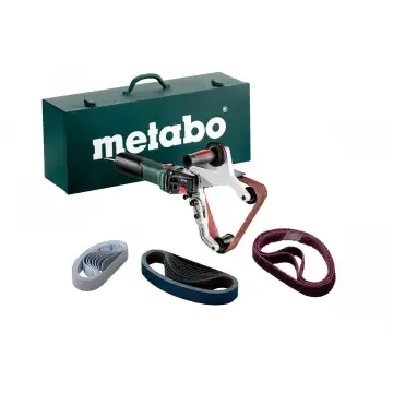 Стрічкова шліфувальна машина для труб Metabo RBE 15-180 Set