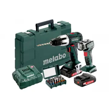 Акумуляторний ударний шуруповерт Metabo SB 18 LT Set + ULA 14.4-18 LED