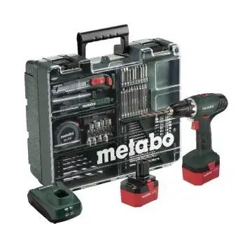 Акумуляторний шуруповерт Metabo BS 12 NiCd Mobile Workshop